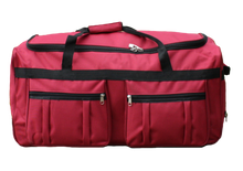 Load image into Gallery viewer, Archibolt 36-inch Rolling Duffle Bag Wheeled Travel Sports Hockey 36&quot;, Red