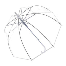 Load image into Gallery viewer, Umbrella See-Through Transparent Extra Large Automatic Clear Umbrella - Wind Resistant