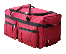 Load image into Gallery viewer, Archibolt 36-inch Rolling Duffle Bag Wheeled Travel Sports Hockey 36&quot;, Red