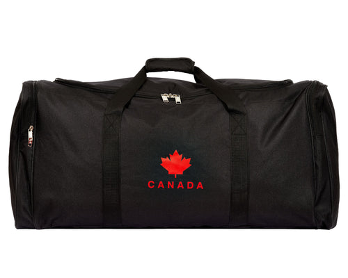 Archibolt 36-inch Canada Flag Canadian Flag Duffle Bag Patriotic Foldable Storage Bag, Military Bag, Sports Duffle Bag, Patriot Heavy Duty Duffle Bag- Zippered Packable Duffle Bag, Extra Large Carry Luggage bag